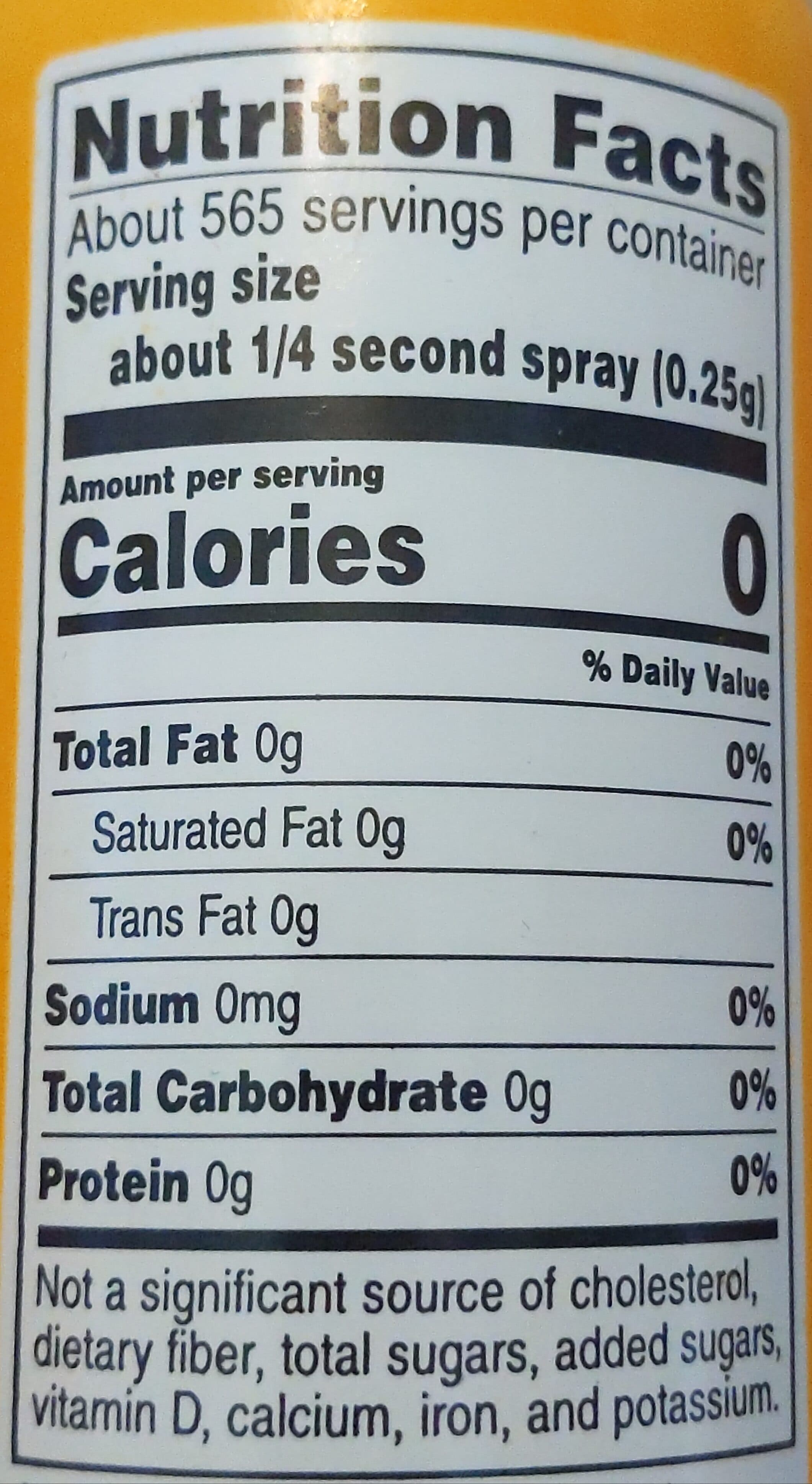 Signature Select Butter Flavored Cooking Spray packshot