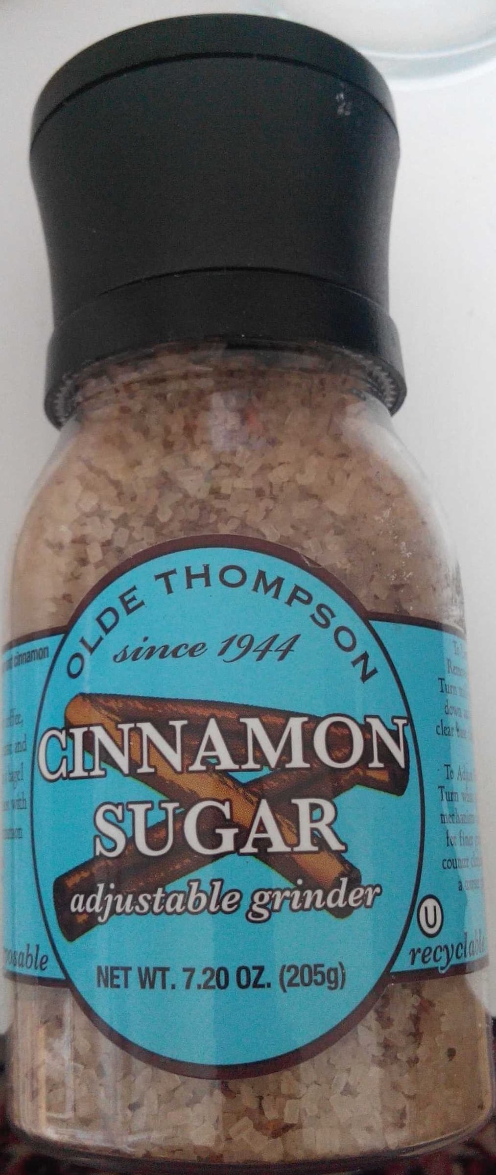 Olde Thompson Cinnamon sugar packshot