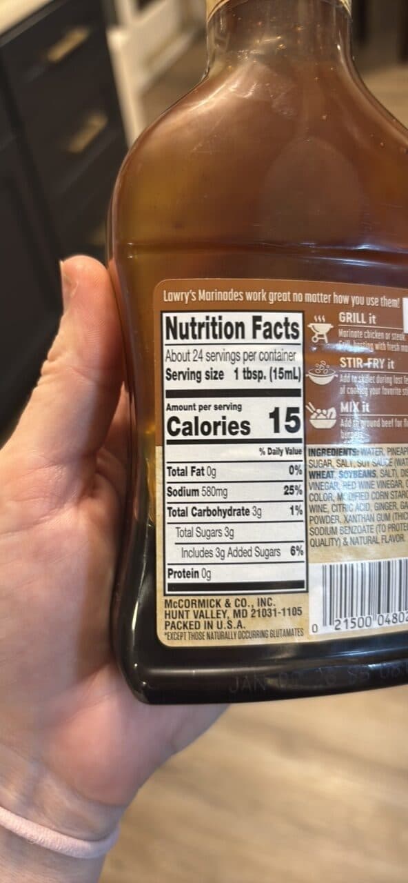 LAWRY'S TERIYAKI WITH PINEAPPLE JUICE packshot