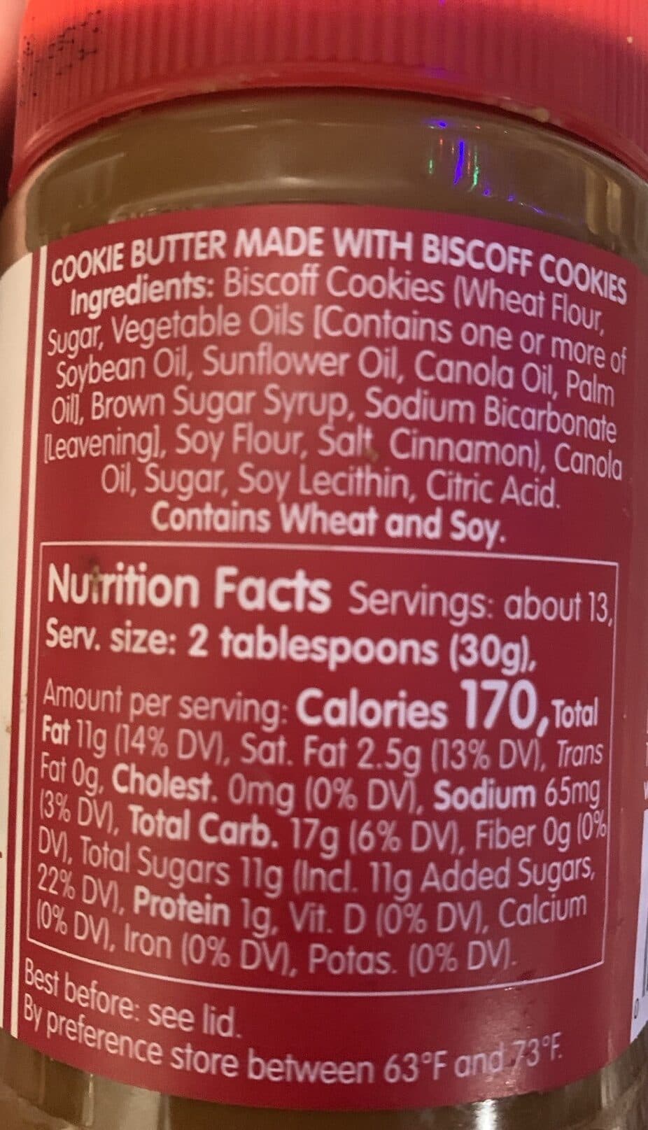 Lotus Biscoff cookie butter packshot