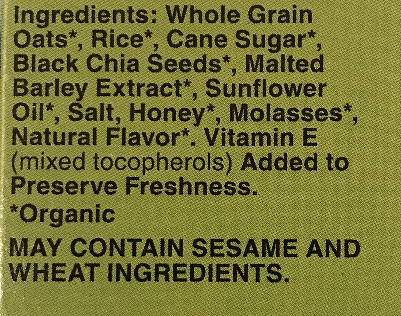 Cascadian farm Organic vanilla chia crunch packshot