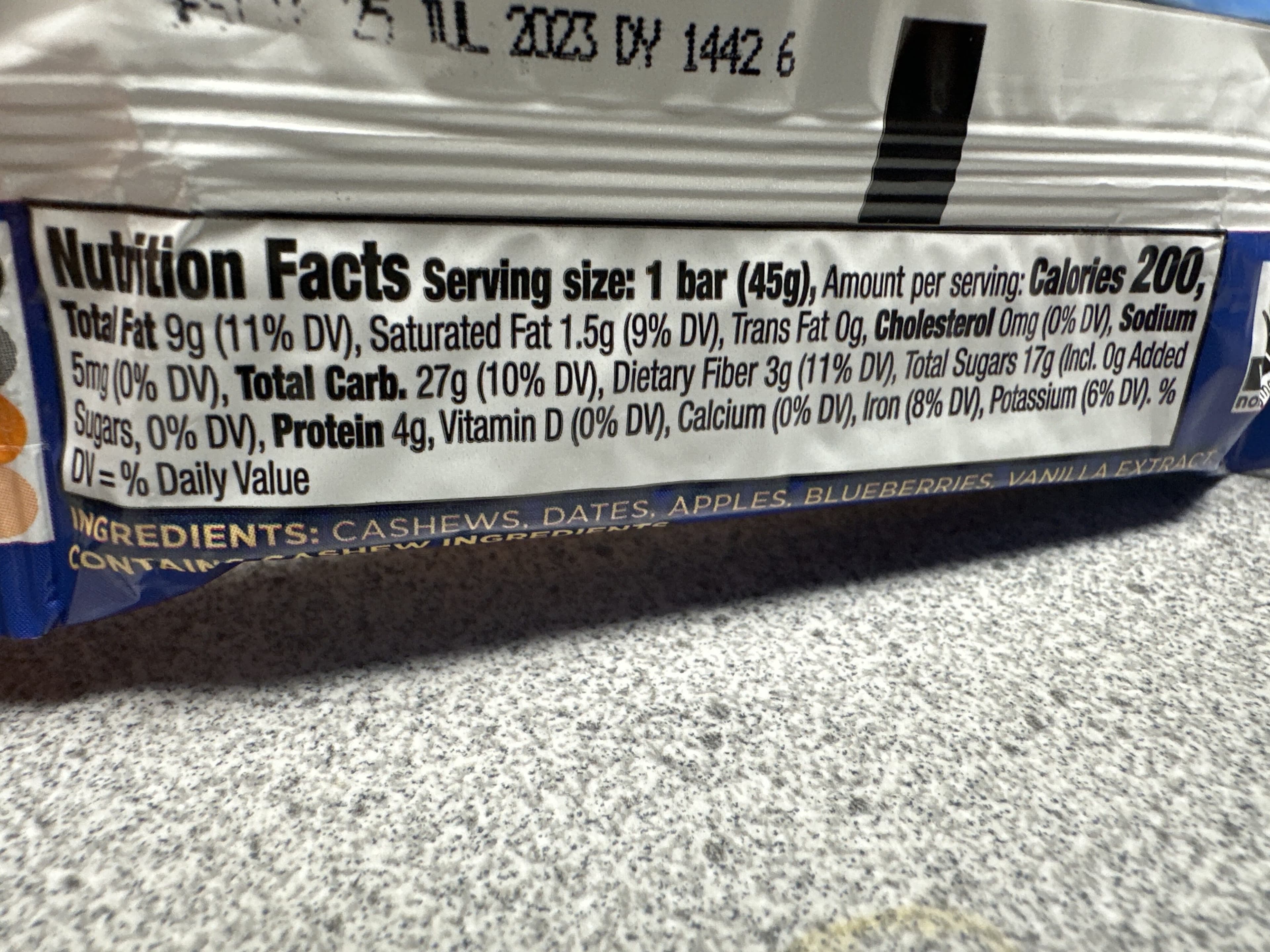 LÄRABAR Blueberry Muffin packshot