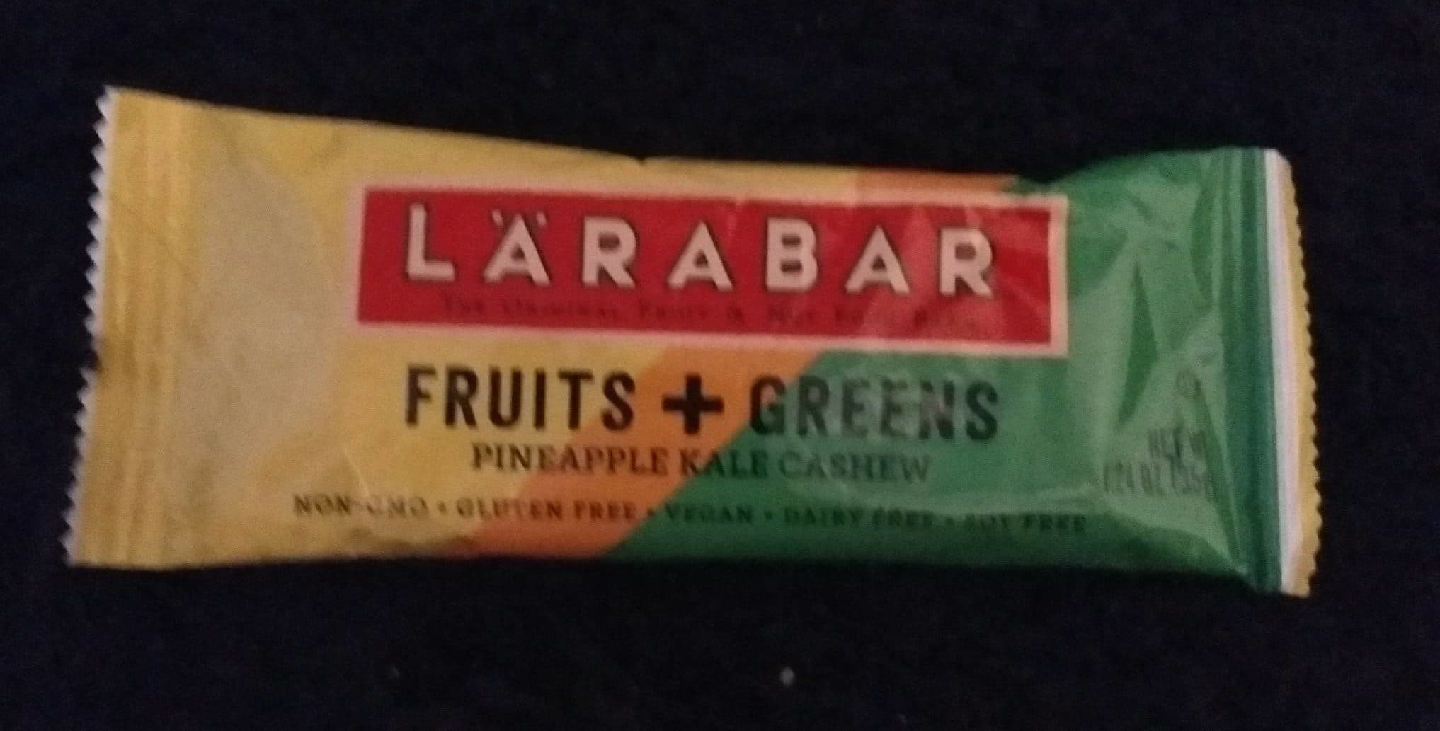 Larabar Larabar Pineapple Kale Cashew Fruits and Greens Bar packshot
