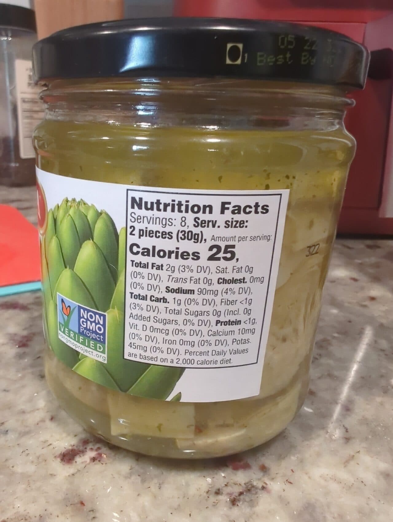 Cara Mia California Style Marinated Artichoke Hearts packshot