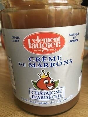 Clement faugier Creme de marrons packshot