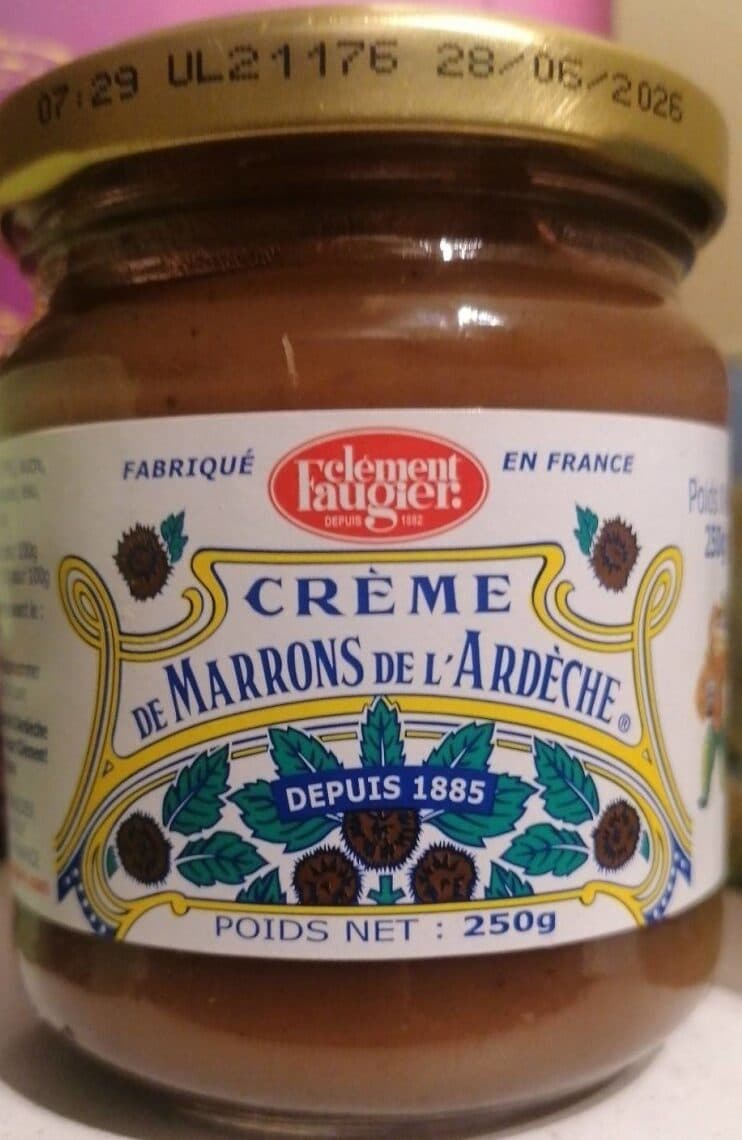 Clément Faugier Crème de Marrons de L'Ardèche packshot