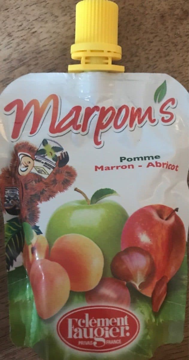 Open Food Facts Compote pomme marron abricot packshot