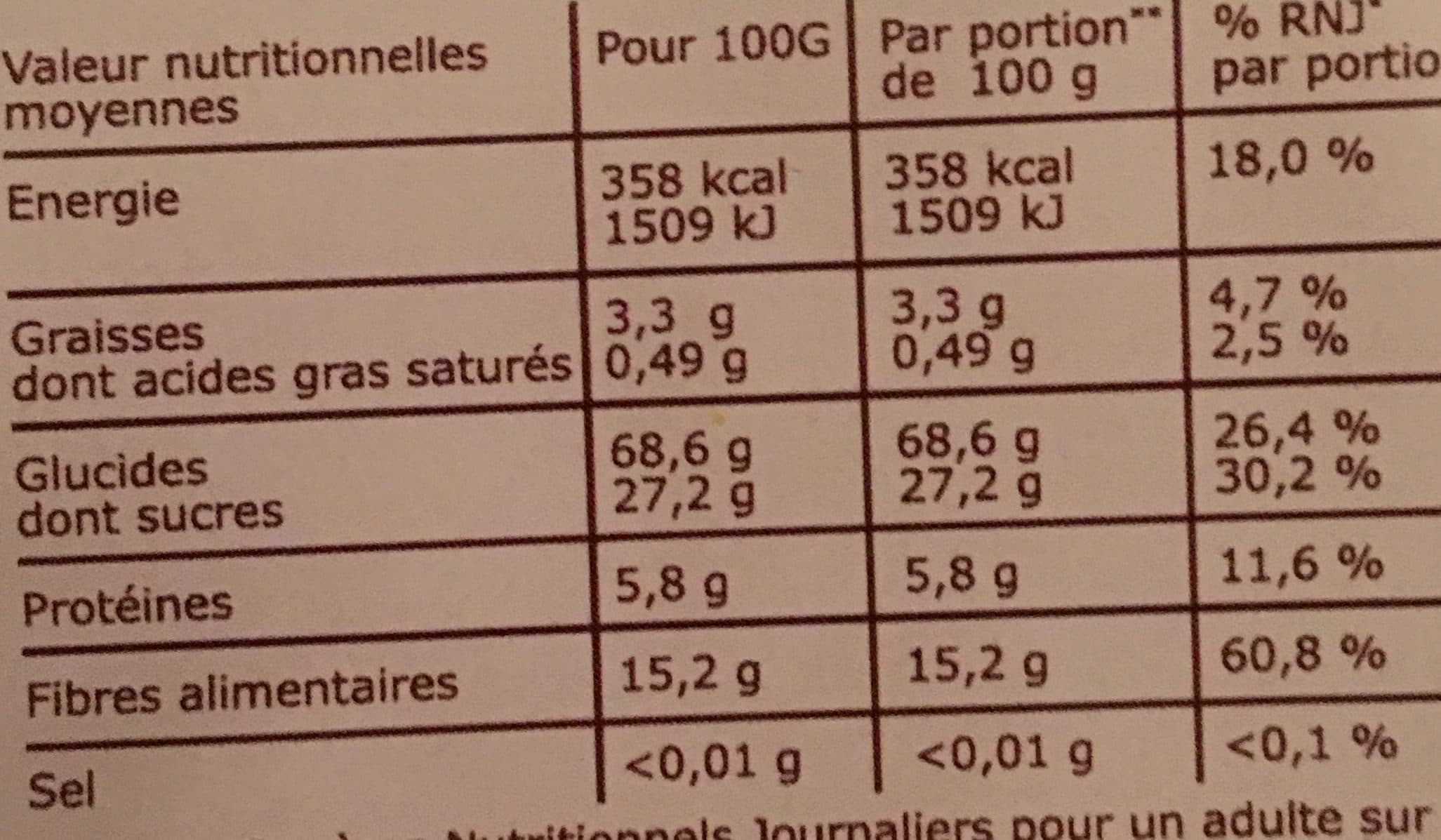 Faugier Farine de chataine packshot