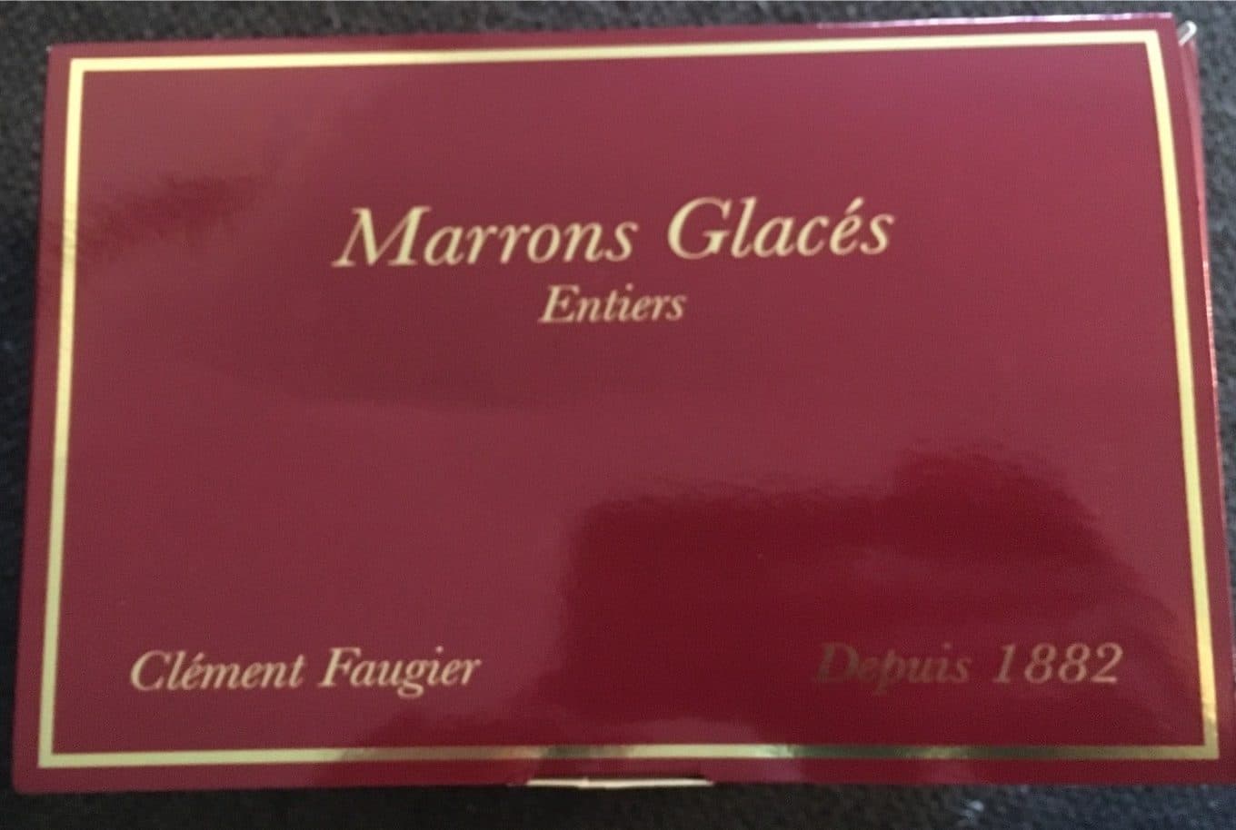 Clement Faugier Marron glaces entiers packshot