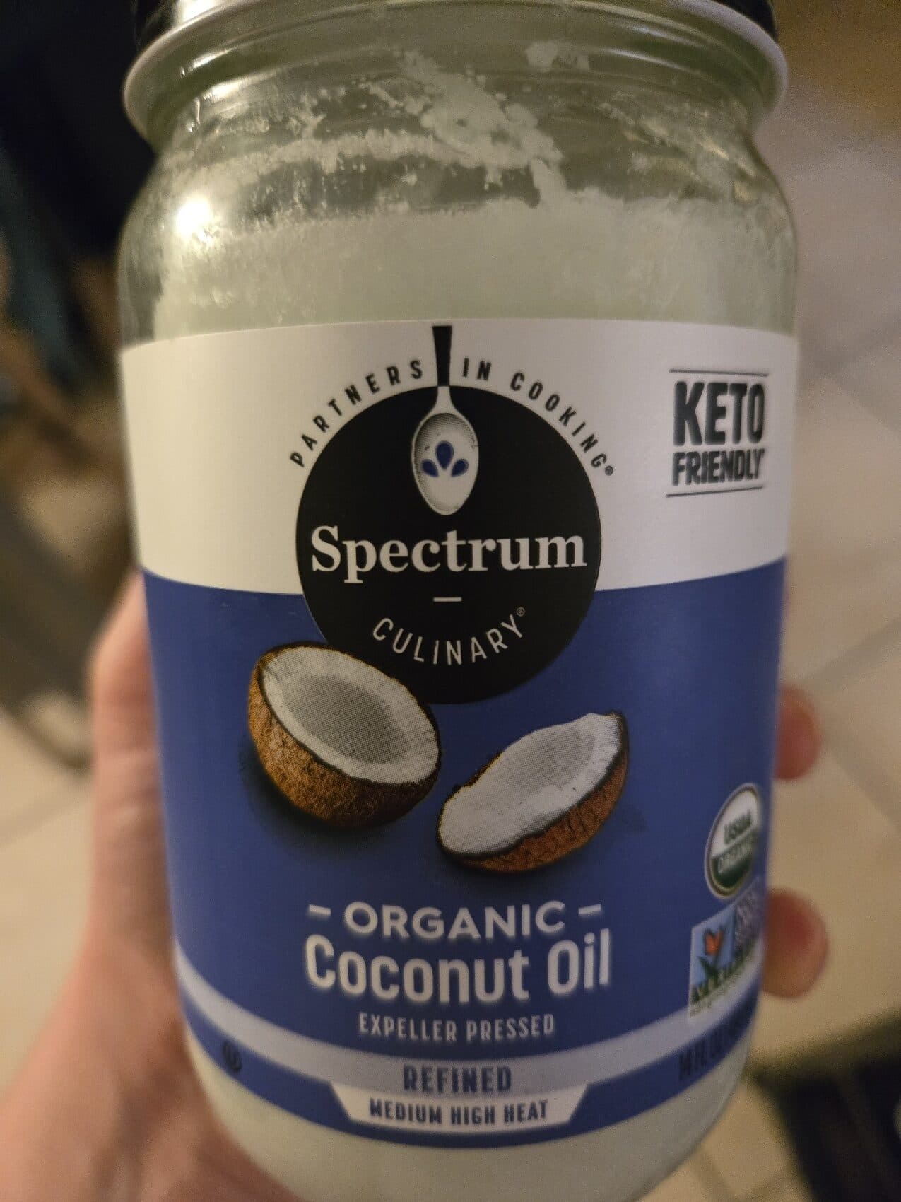 Spectrum Organic Coconut Oil packshot