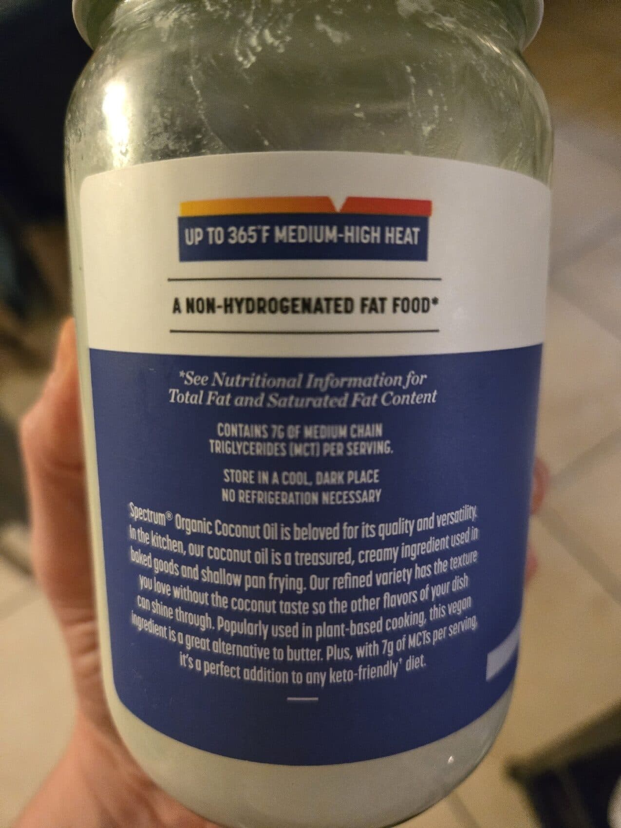 Spectrum Organic Coconut Oil packshot