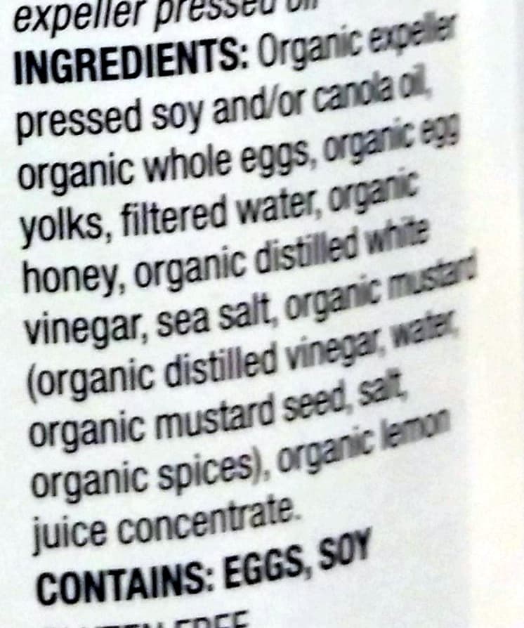 Spectrum Organic Mayonnaise packshot