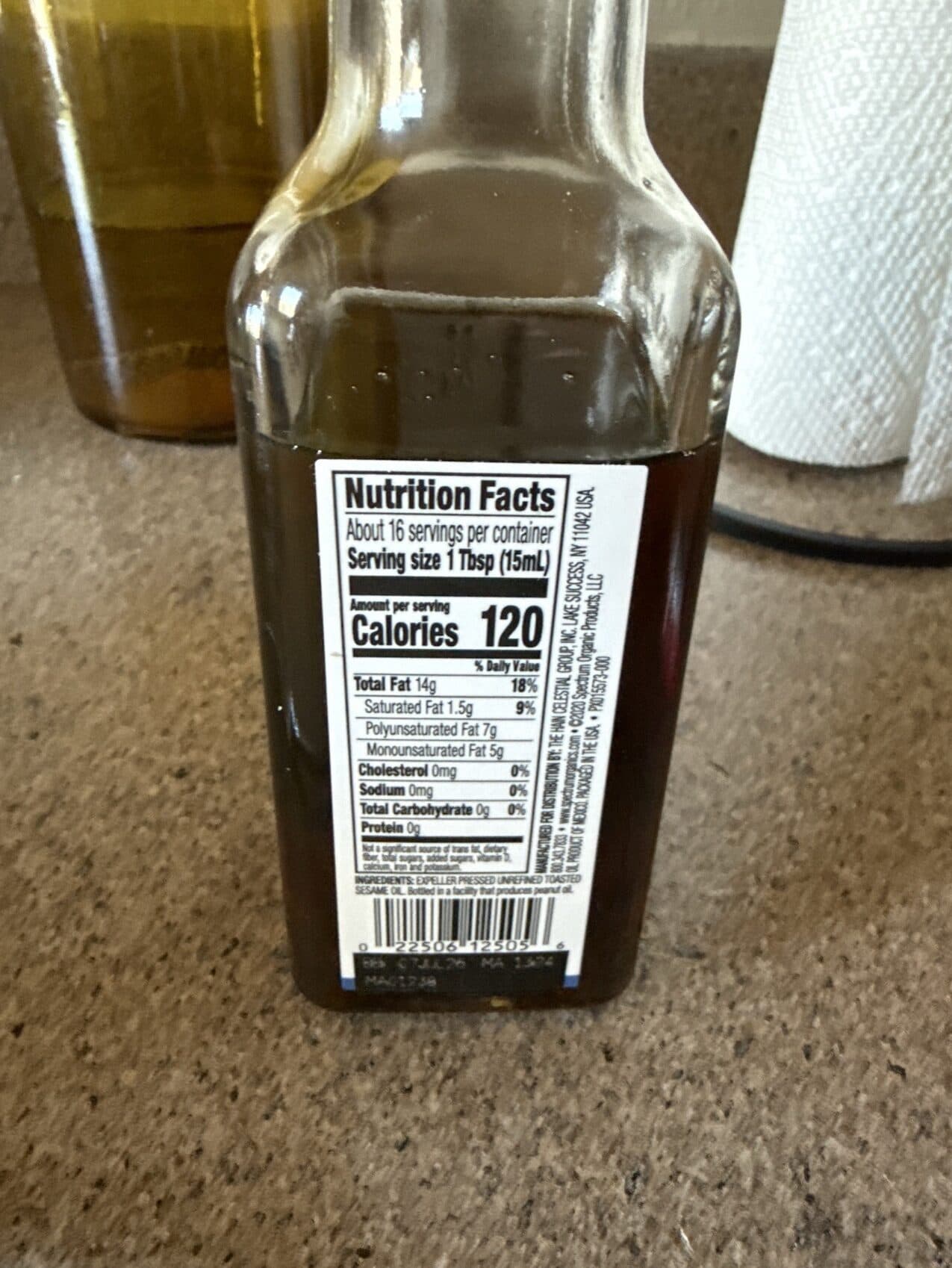 Spectrum Toasted Sesame Oil packshot
