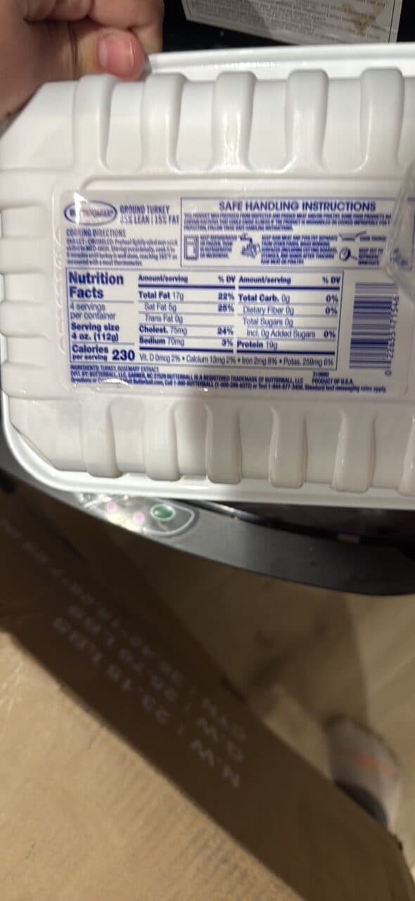 Butterball Ground Turkey packshot