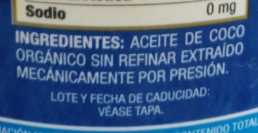 Hain Pure Foods Aceite de Coco Orgánico packshot