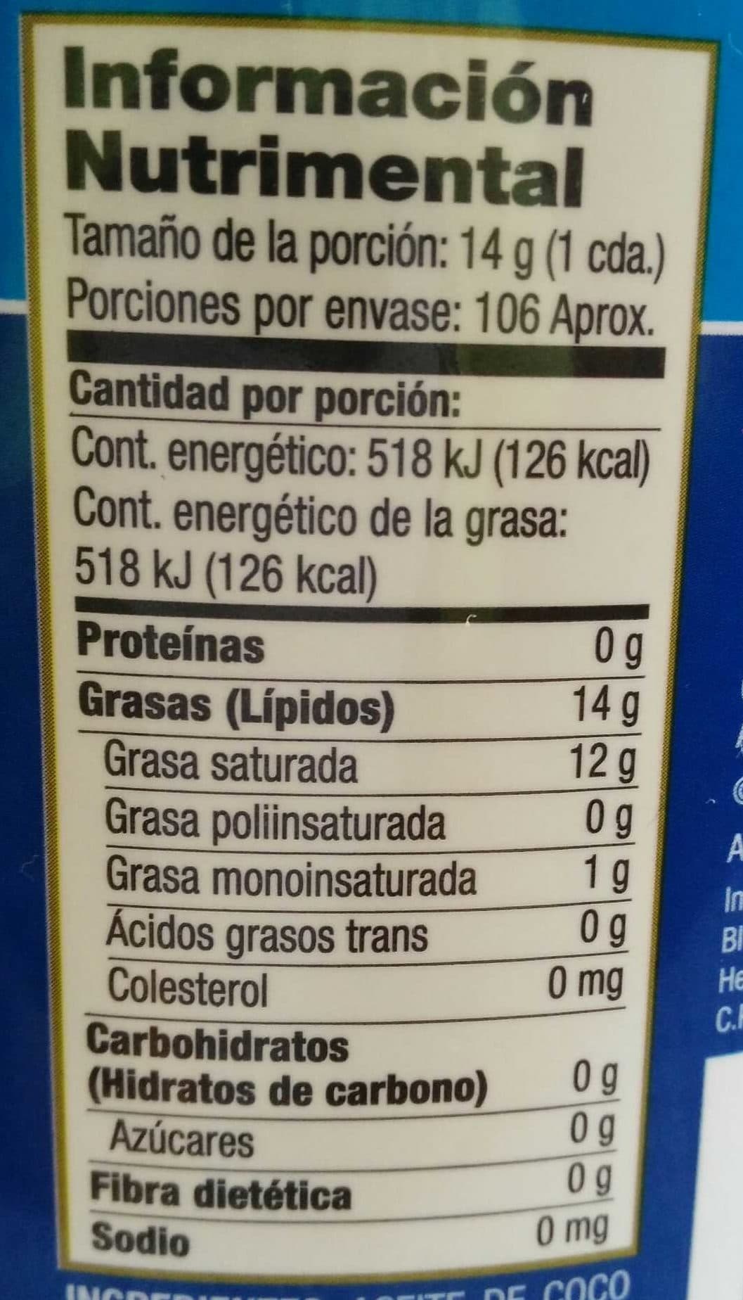 Hain Pure Foods Aceite de Coco Orgánico packshot