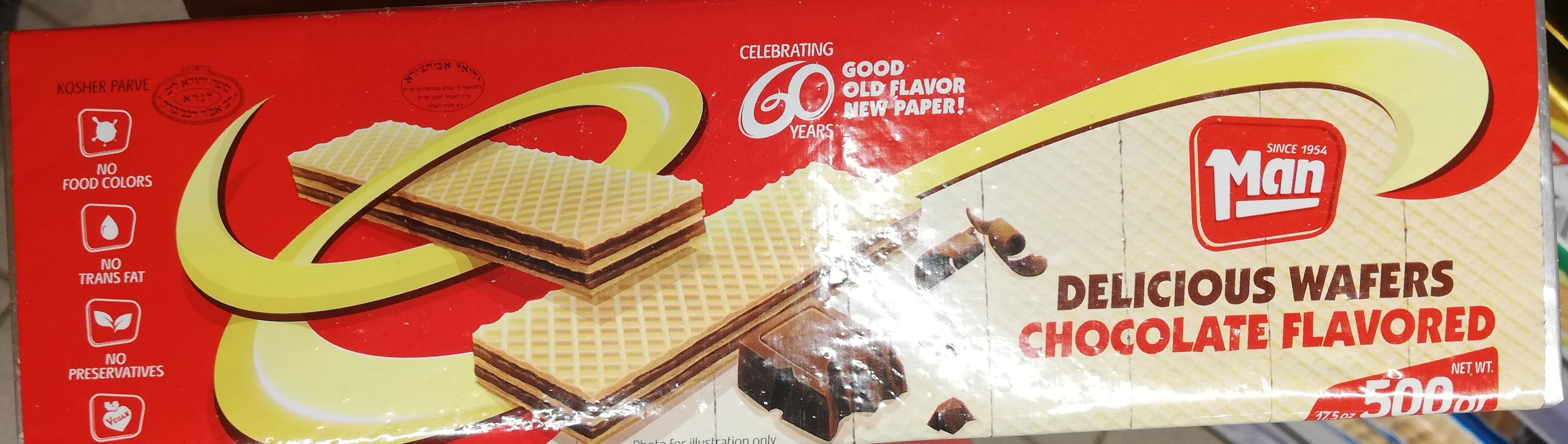 Open Food Facts Gaufrettes Man Choco packshot