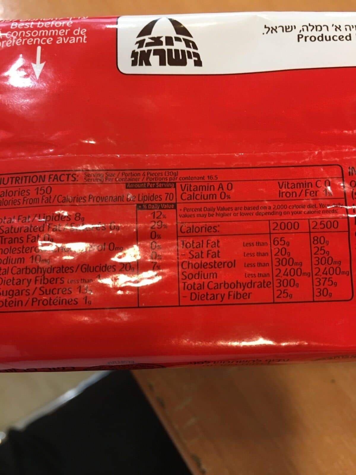 Open Food Facts Gaufrettes Man Choco packshot