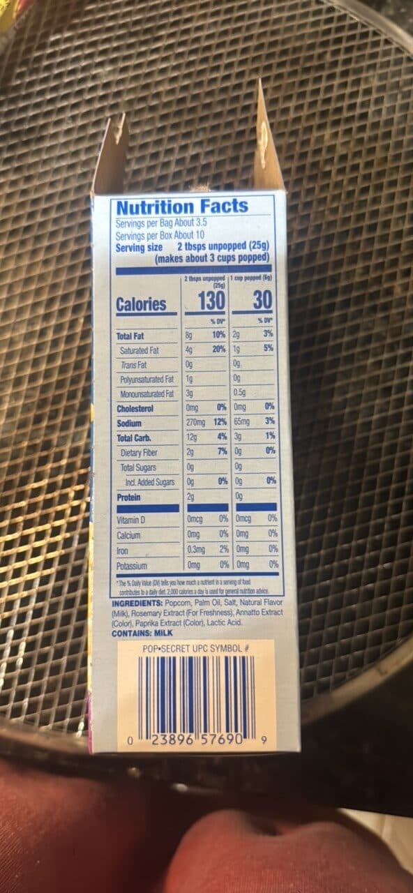 Pop-Secret Premium Popcorn Movie Theater Butter packshot