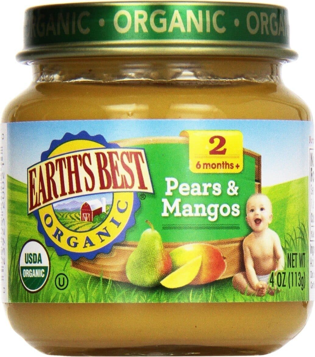 Earth's Best Pears & Mangos packshot