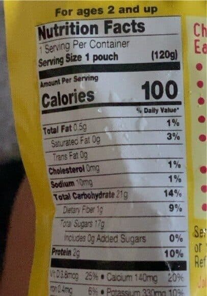 Earth's Best Organic fruit yogurt smoothie packshot