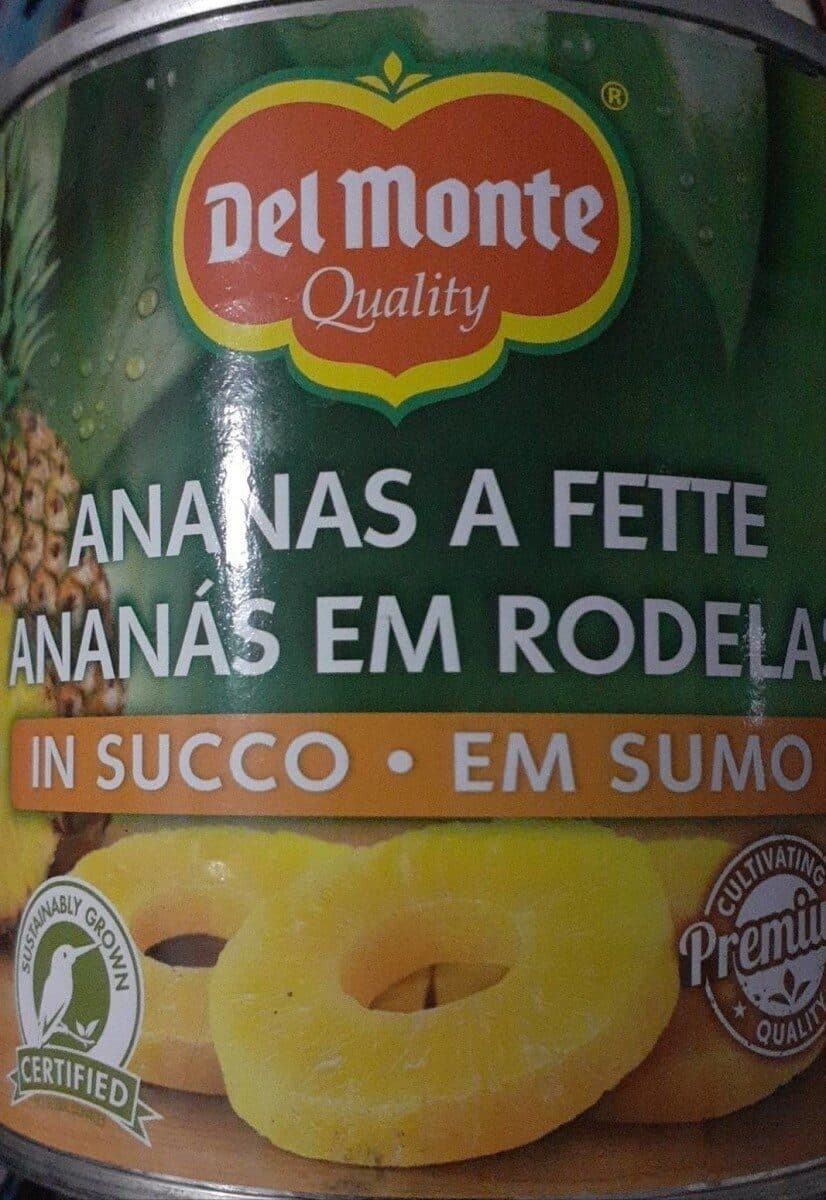 Del Monte Pineapple Rings in syrup packshot