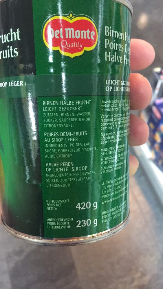 Del Monte Poires Demi-Fruits : Au Sirop Léger packshot