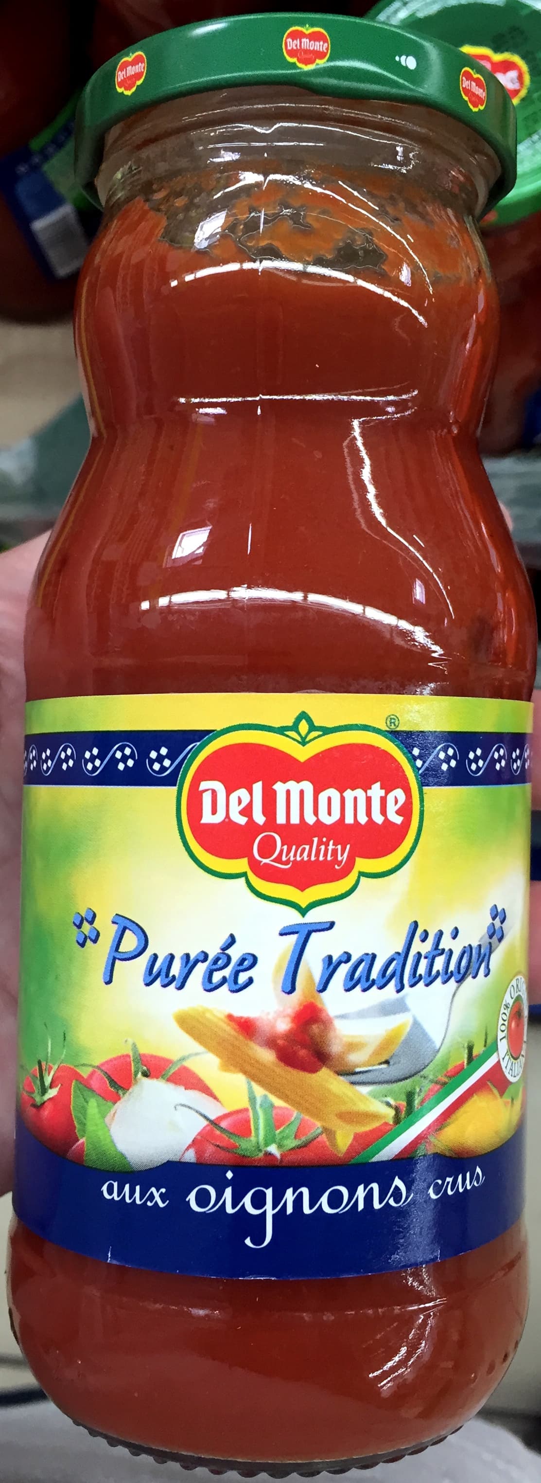 Del Monte Purée Tradition aux oignons crus packshot