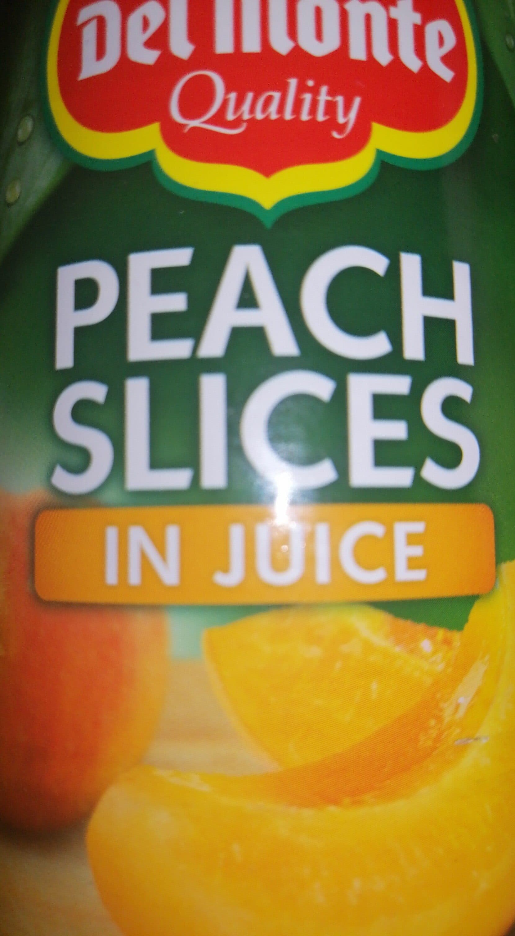Del Monte PEACH SLICES IN JUICE packshot