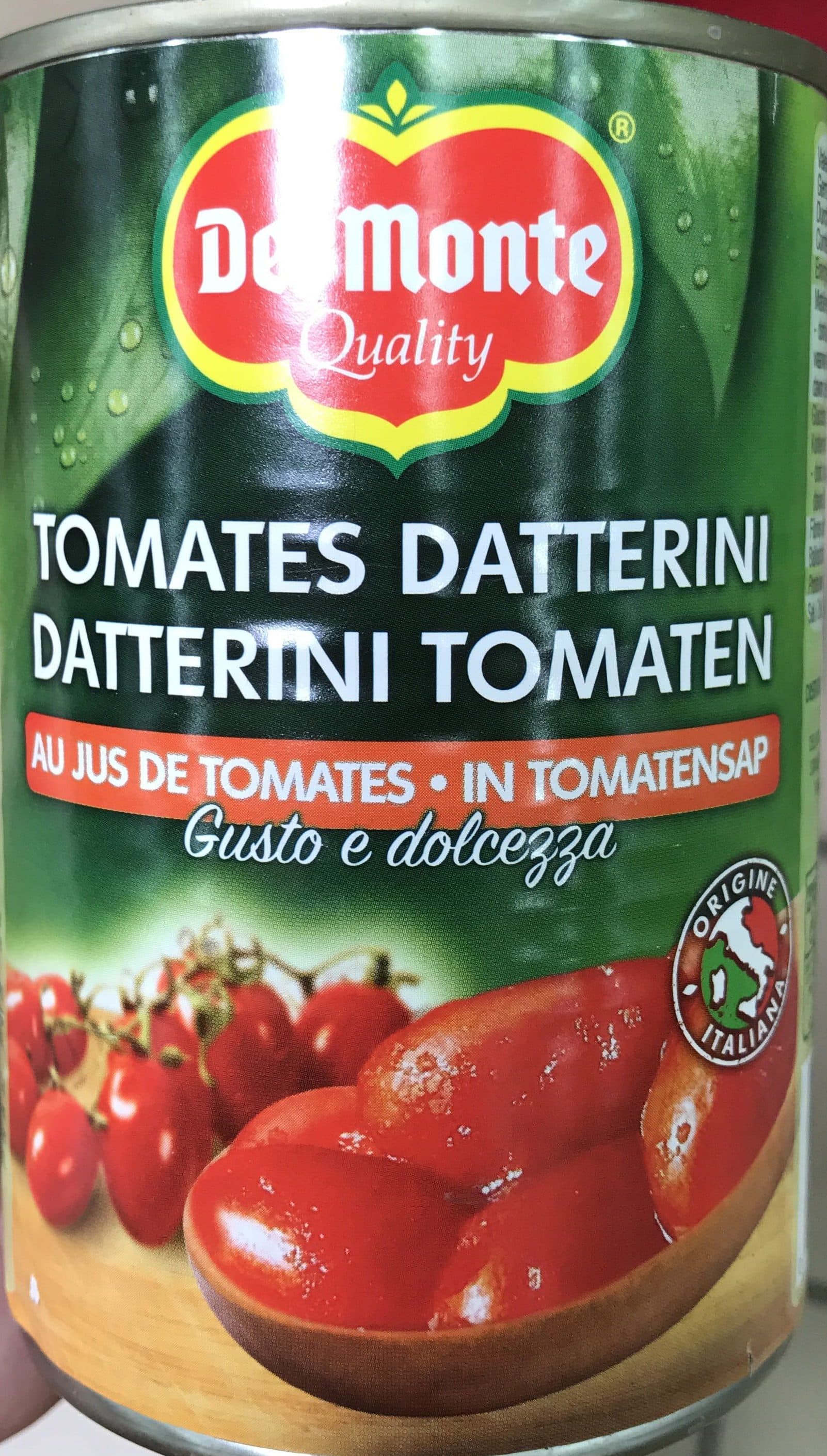 Del Monte Tomates Datterini au jus de tomates packshot