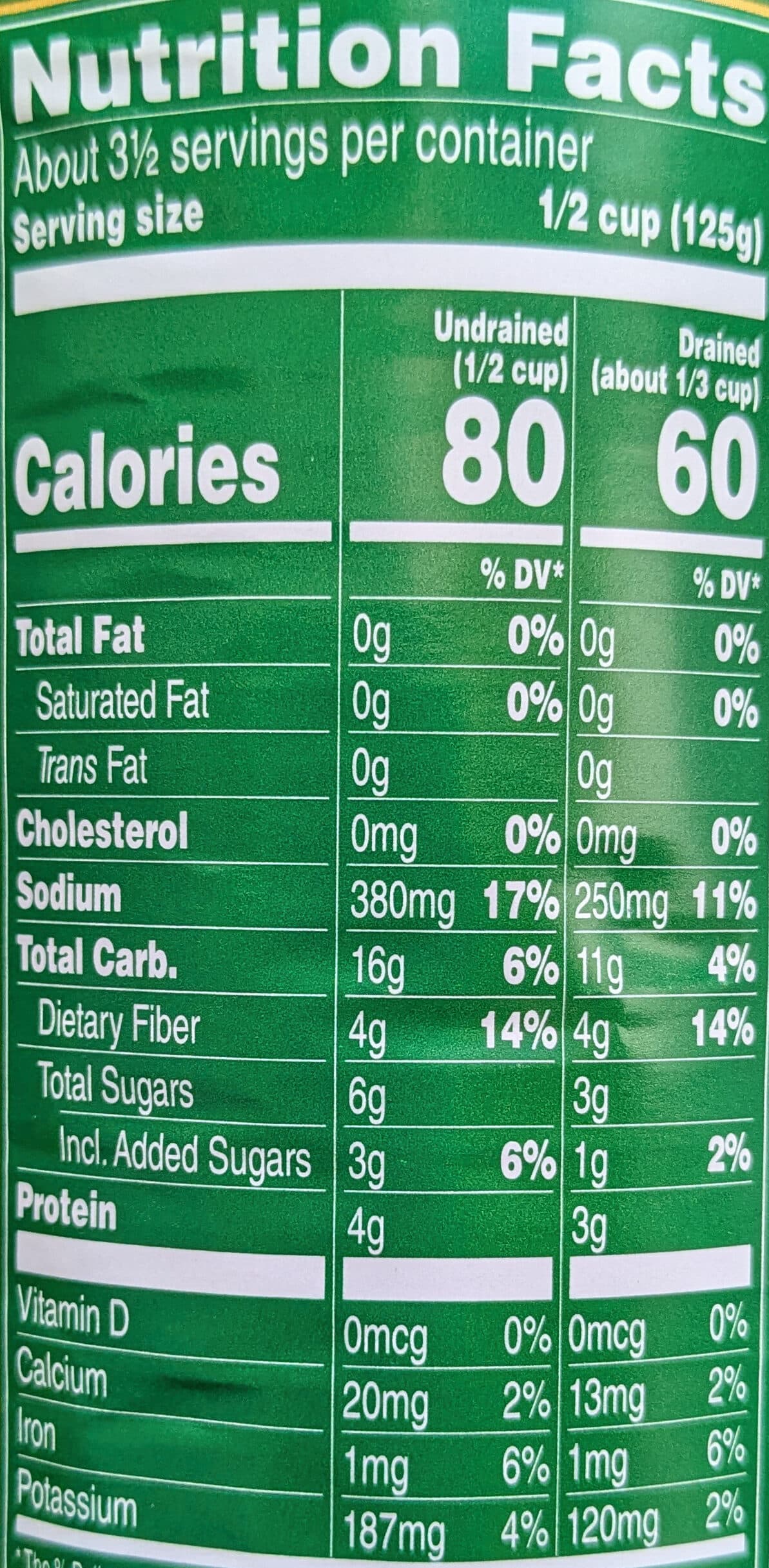Del Monte Sweet Peas packshot