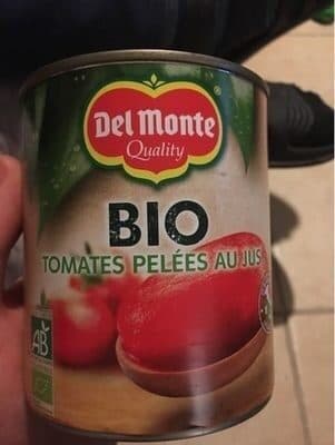 Del Monte Tomates Pelees Au Jus packshot