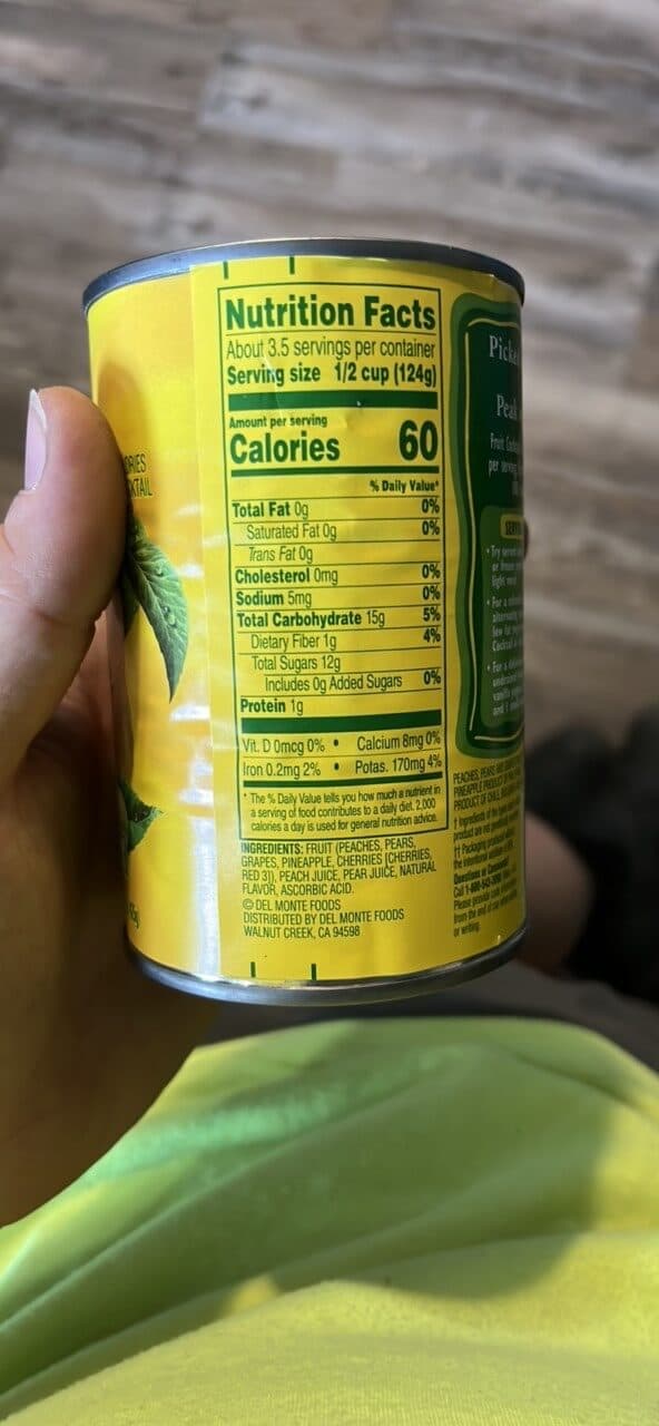 Del Monte Fruit Cocktail in juice packshot