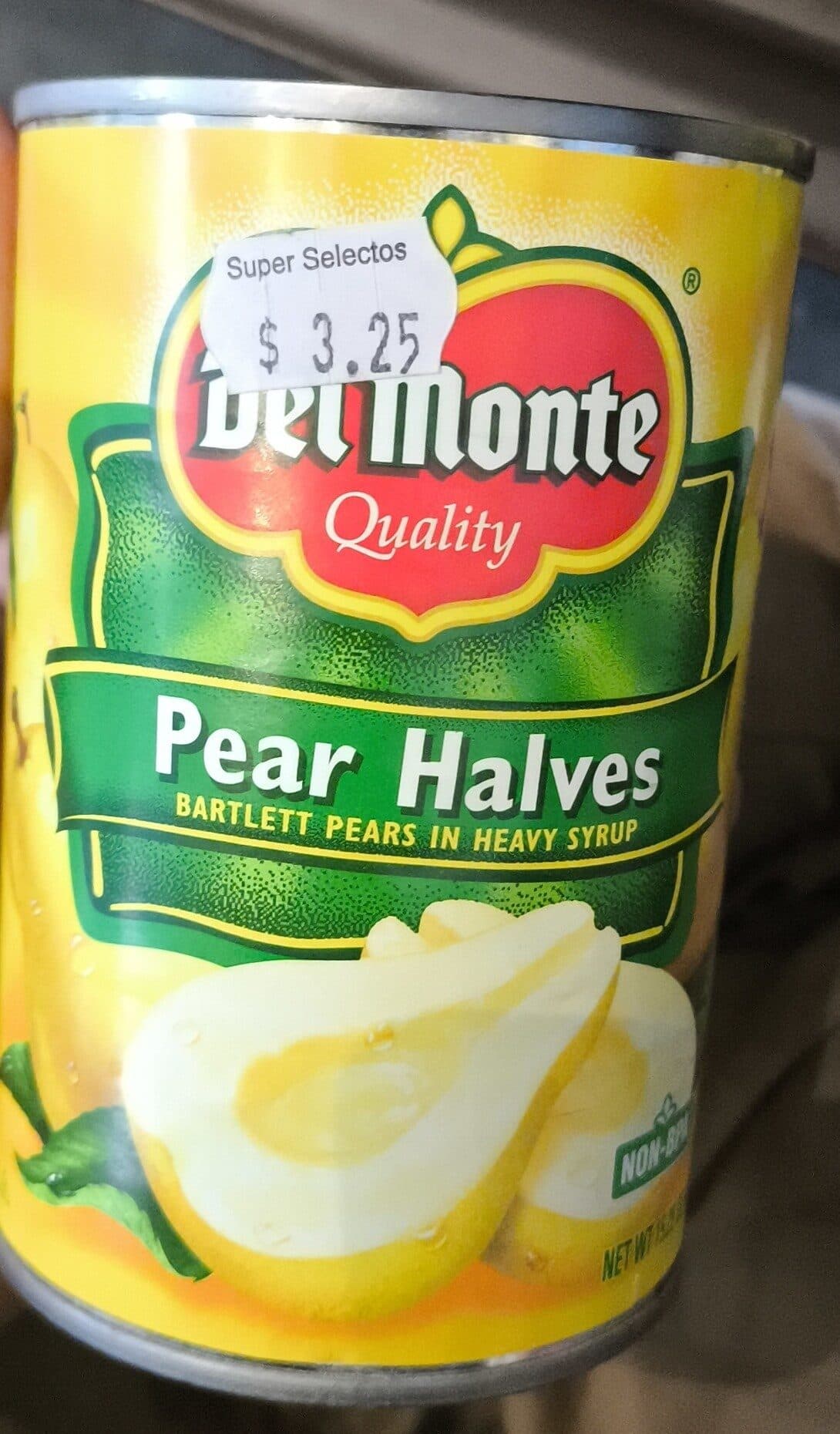 Del Monte Pear Halves packshot