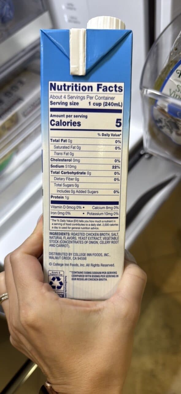 College Inn Chicken Broth 40% less Sodium packshot