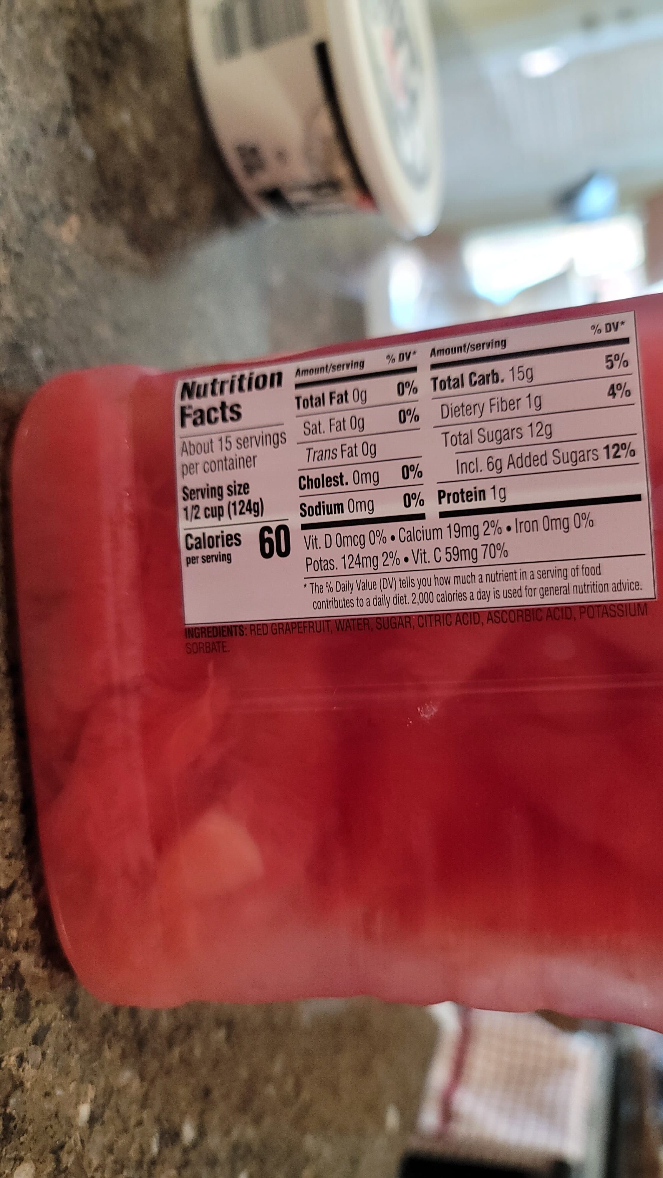 Del Monte Red Grapefruit In Extra Light Syrup packshot