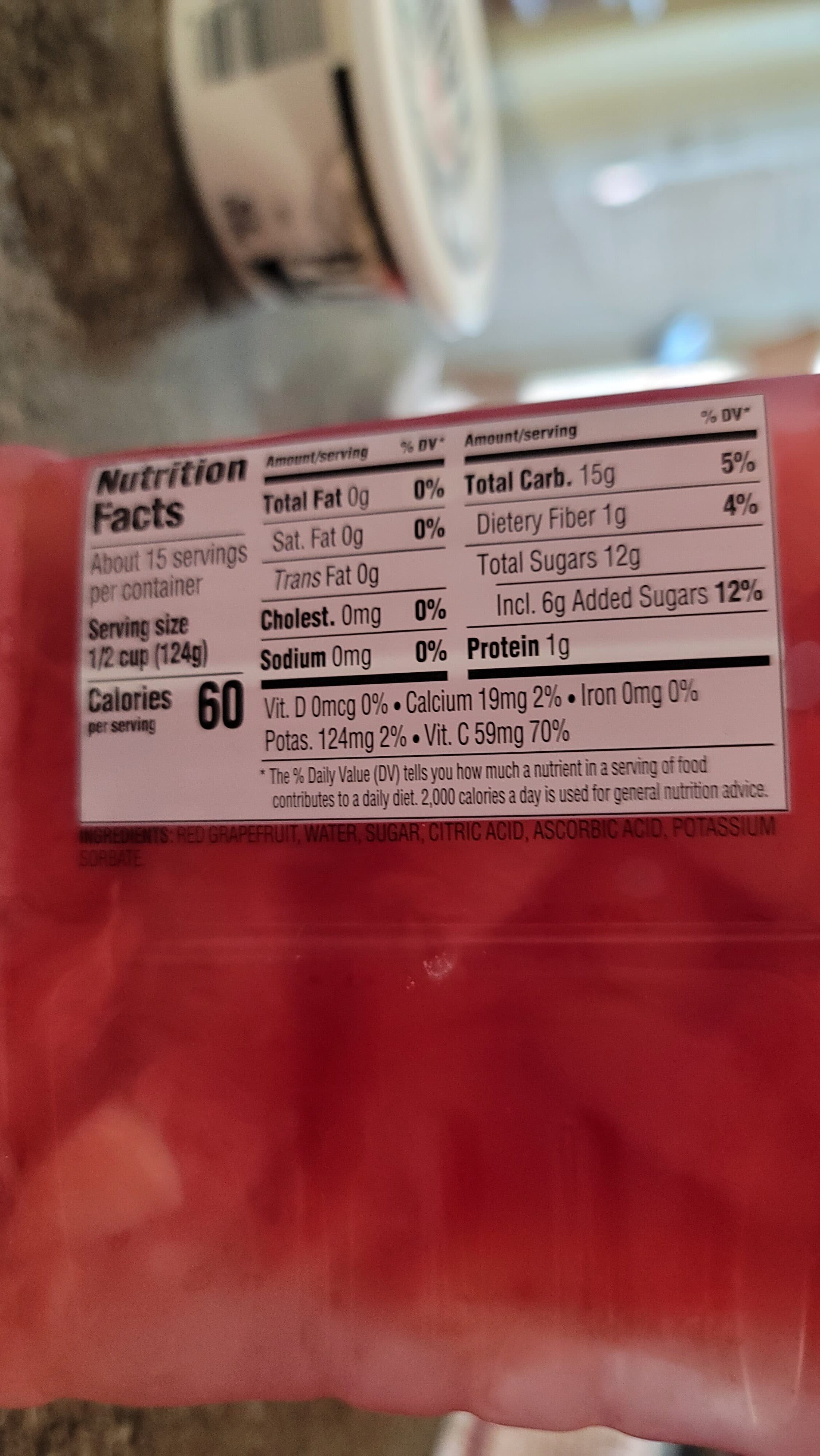 Del Monte Red Grapefruit In Extra Light Syrup packshot
