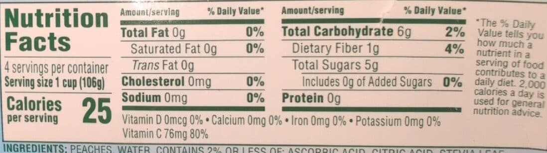 Del Monte Diced Peached packshot
