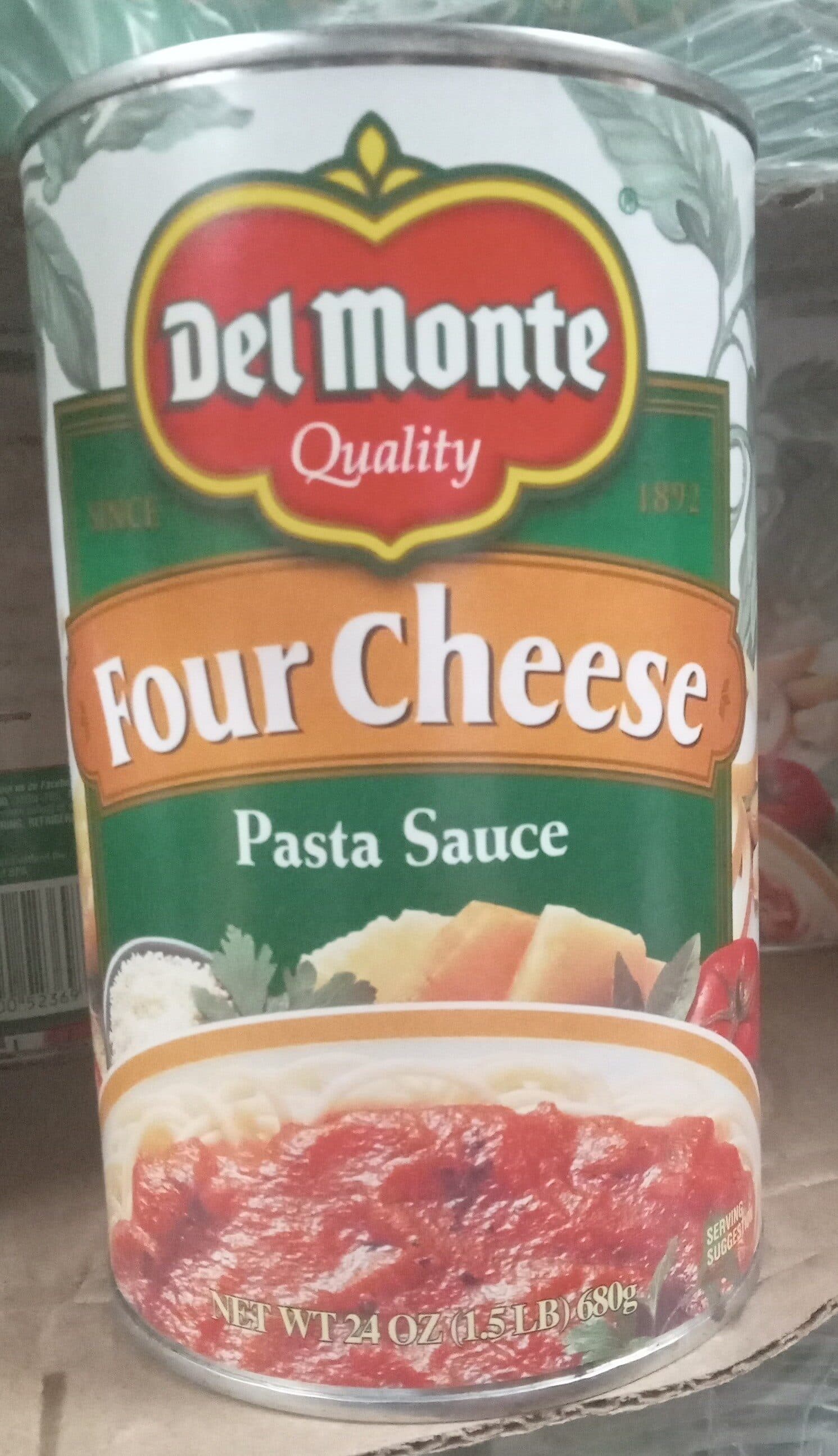 Del Monte Four Cheese Pasta Sauce packshot