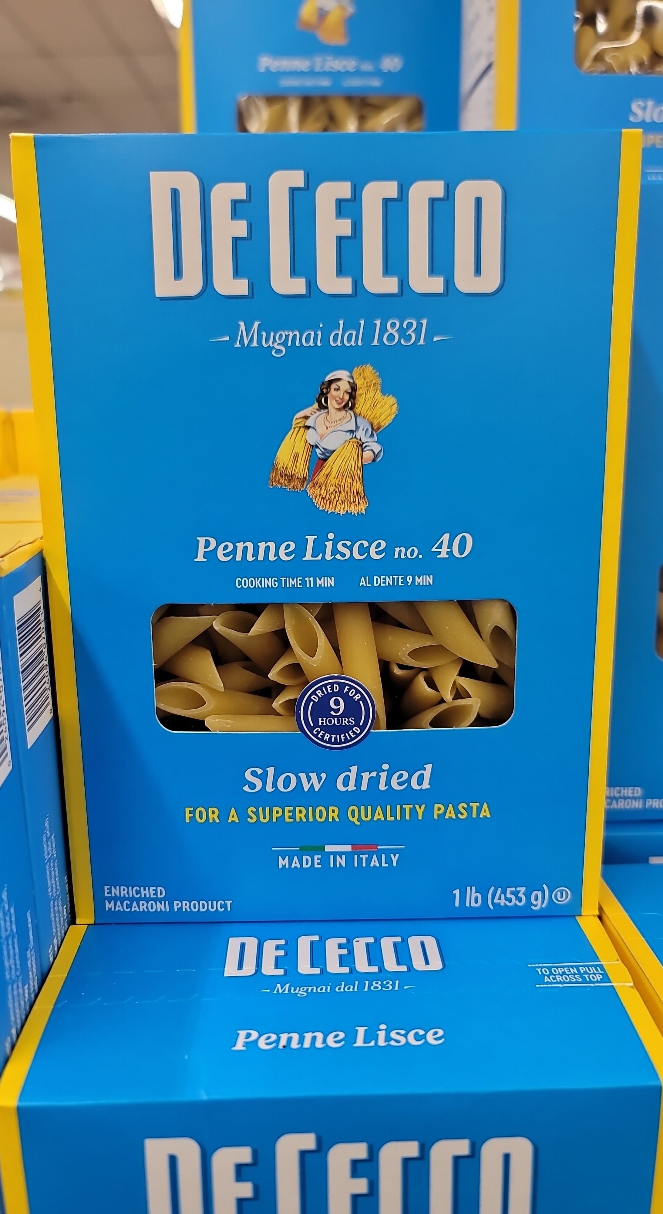 F.Lli De Cecco Di Filippo Fara S. Martino S.P.A. Enriched Macaroni Product packshot