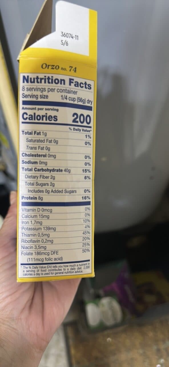 De Cecco Orzo no. 74 packshot