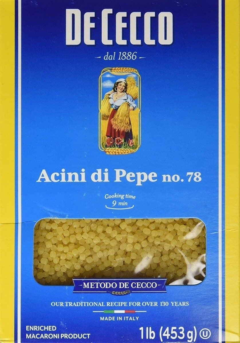 De Cecco Acini di Pepe no. 78 packshot