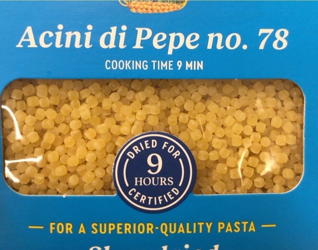 De Cecco Acini di Pepe no. 78 packshot