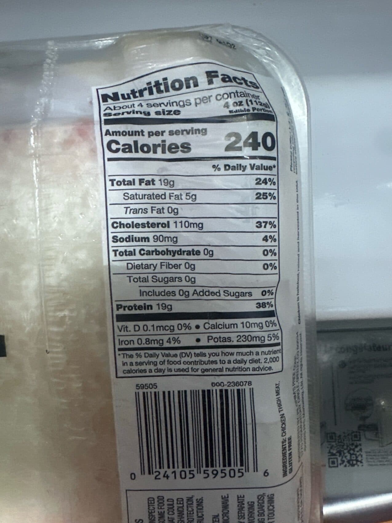 Just Bare Chicken Thighs packshot
