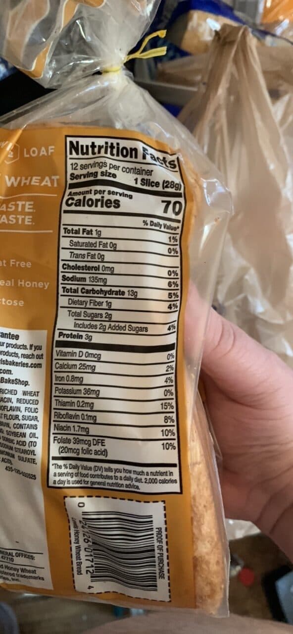 Lewis Honey Wheat Bread packshot