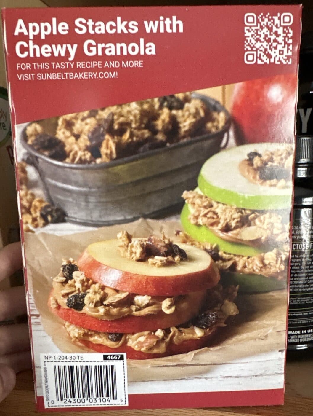 Sunbelt Bakery Fudge Dipped Coconut Chewy Granola Bars packshot