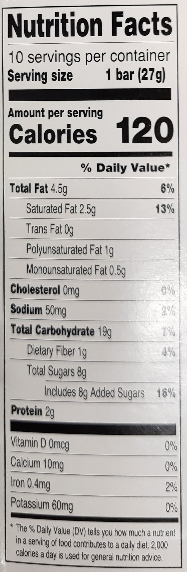 Sunbelt Bakery Oats & Honey packshot