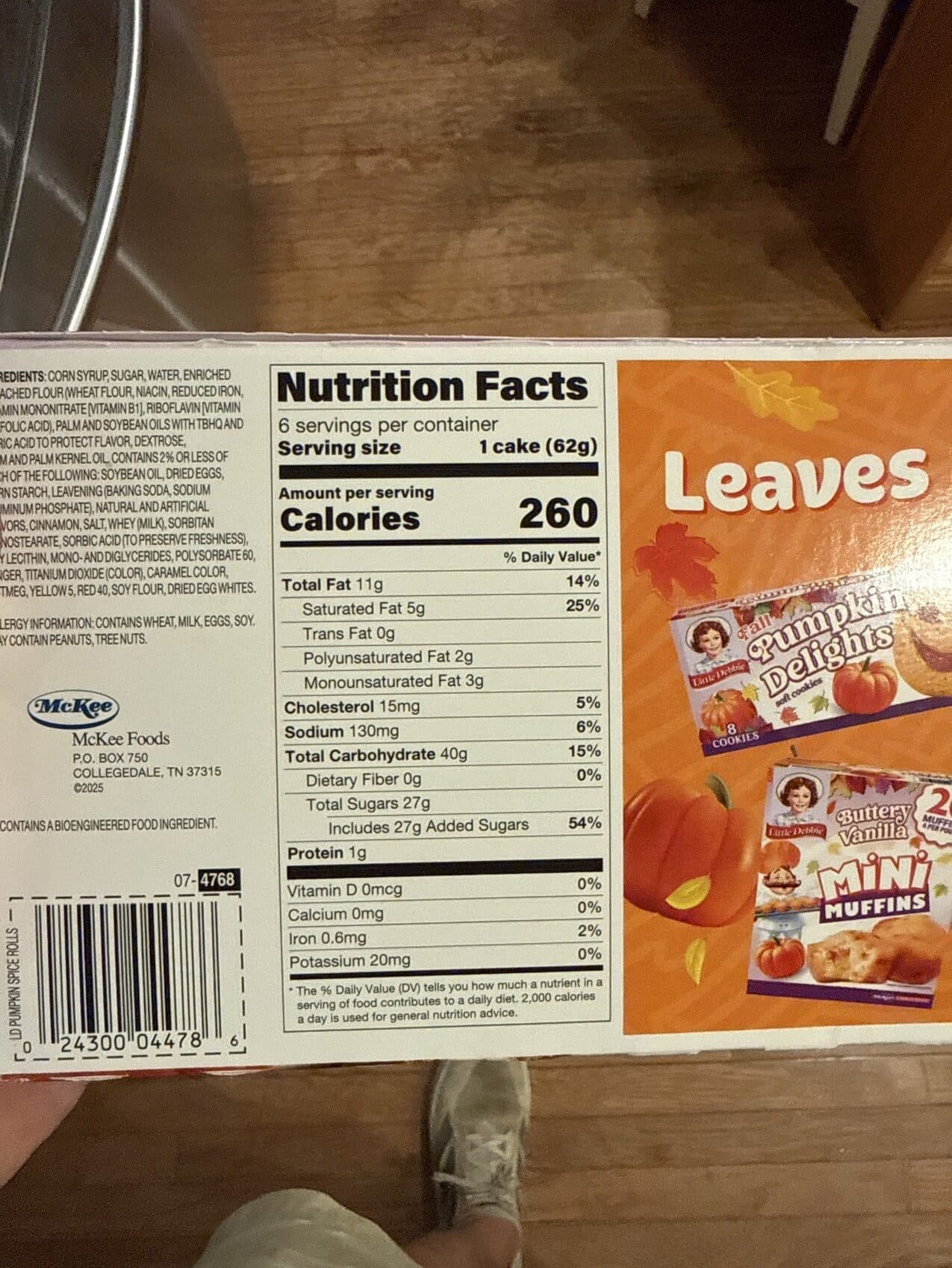 Little Debbie Pumpkin Spice Rolls packshot