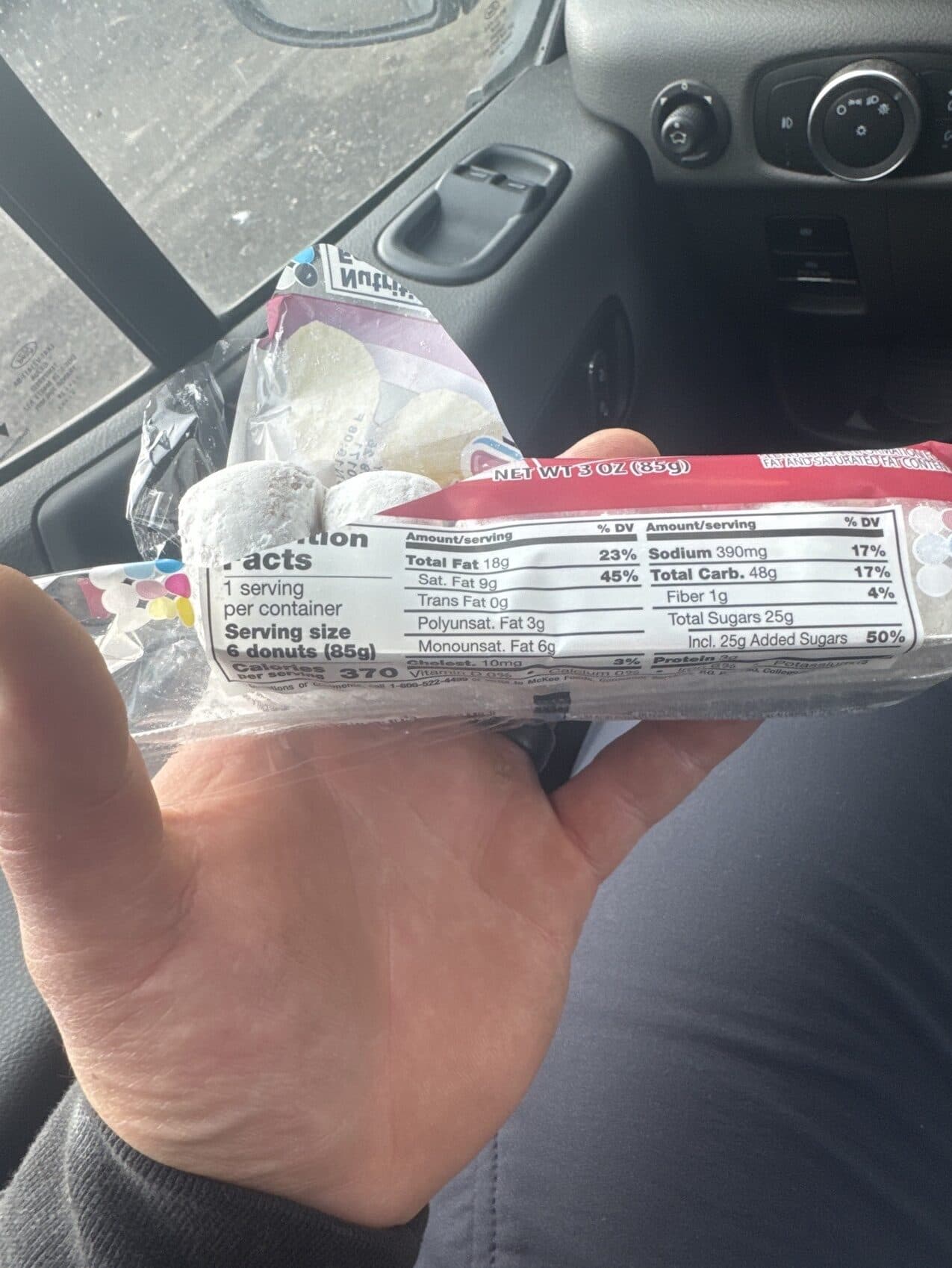 Little Debbie Powdered Donuts packshot