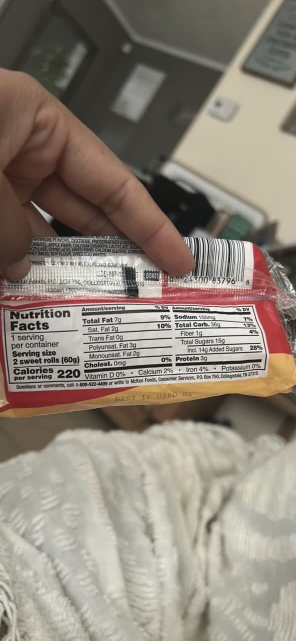 Little Debbie Pecan Spinwheels packshot